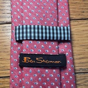 Ben Sherman Pink Patterned Tie